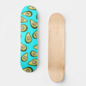 Fresh Avocado Pattern Skateboard (Voorkant)