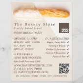 Fresh Baguette, Trendy Bakery Store Flyer (Voorkant)