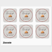 Fresh Baked Sourdough Labels Bakery Sticker (Vel)