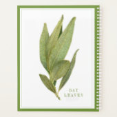FRESH BAY FEUILLE 8.5x11 Planificateur / Vert (Dos)