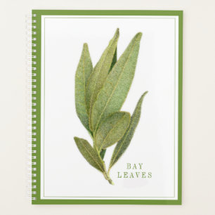 FRESH BAY FEUILLE 8.5x11 Planificateur / Vert