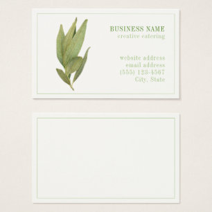 FRESH BAY FEUILLE Oceana Carte de visite