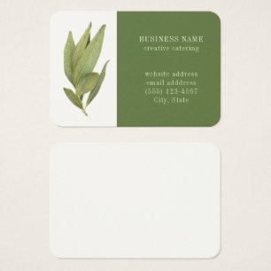FRESH BAY FEUILLES 3.5x2.5 Carte de visite II