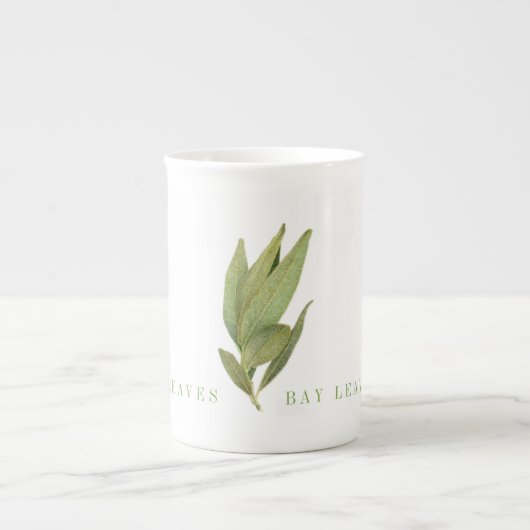 FRESH BAY LEAVES Bone China Mok (Voorkant)