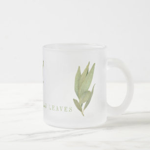 FRESH BAY LEAVES Frosted Glass Mok