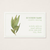 FRESH BAY LEAVES Oceana Visitekaartje (Voorkant)
