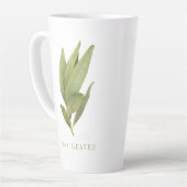 FRESH BAY LEAVES Tall Latte Mok (Linkerhoek)