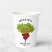 Fresh Beet Collection Papieren Bekers (Voorkant)
