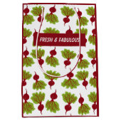 Fresh Beet Collection White Medium Cadeauzakje (Voorkant)