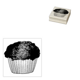 Fresh Bked Streusel Crumb Muffin Bake Sale Foodie Rubberstempel