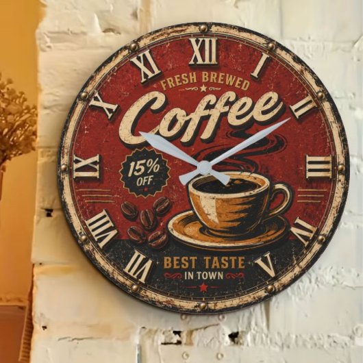 Fresh Brewed Coffee Grote Klok