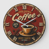 Fresh Brewed Coffee Grote Klok (Voorkant)