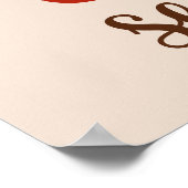 Fresh Brewed Coffee Served Daily Poster (Hoek)