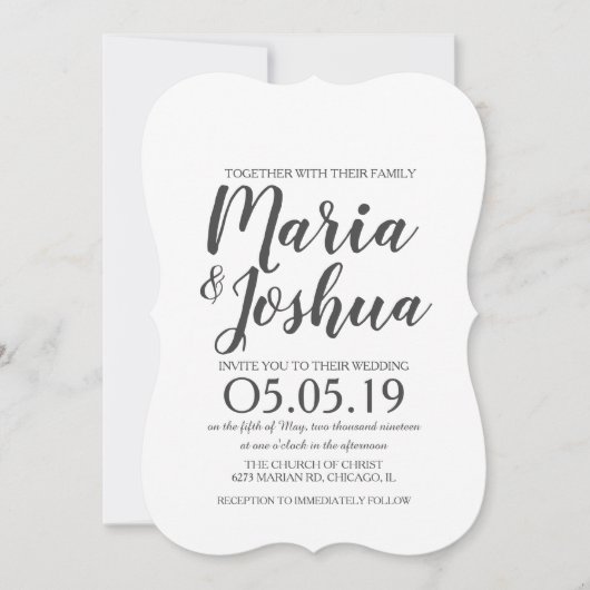 Fresh Bright Green Lemon Silo Pattern Wedding Kaart (Voorkant)