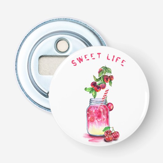 Fresh Cherries Drink Bottle Opener - Aangepaste te (Voorkant)