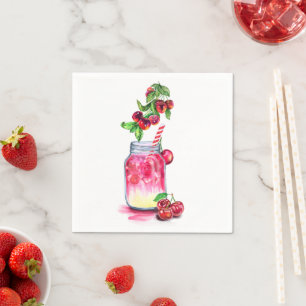 Fresh Cherry Drink servetten