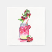 Fresh Cherry Drink servetten (Voorkant)