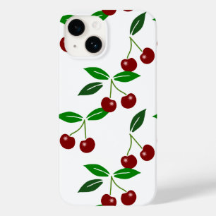 Fresh Cherry Seamless Pattern iPC Case-Mate iPhone 14 Hoesje