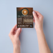 Fresh Coffee, Barista, Café, Coffeehouse Advert Flyer (Hand)