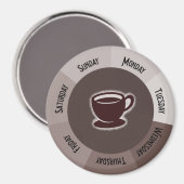 Fresh Coffee Java Keuken Kantoor Organizer Magneet (Voorkant / Achterkant)