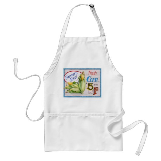 Fresh Corn - Apron Standaard Schort (Voorkant)