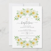 Fresh Daisy Bloemdoop uitnodiging (Voorkant)