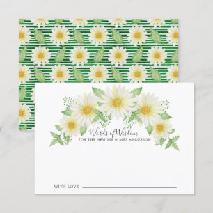 Fresh Daisy Bride Woorden van Wijsheid Kaart