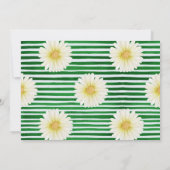 Fresh Daisy Floral 16th Birthday Invitation Kaart (Achterkant)