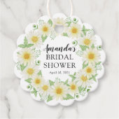 Fresh Daisy Vrijgezellenfeest Bedankjes Labels (Voorkant)