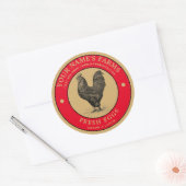 Fresh Eggs Label Sjabloon (Envelop)