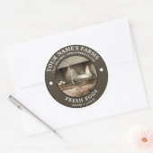 Fresh Eggs  Label Sjabloon (Envelop)