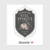Fresh Evil Spirits Label Sticker (Vel)