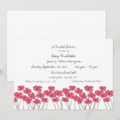 Fresh Flower Vrijgezellenfeest Kaart (Voorkant / Achterkant)