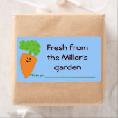 Fresh from the Garden Produce Étiquette (En situation)