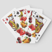 Fresh Fruit Pattern – Strawberry, Cherry & Mango A Pokerkaarten (Achterkant)