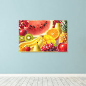 Fresh Fruits Canvas Wall Art Afdruk (Insitu (Houten vloer))