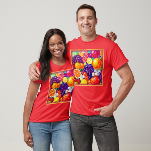 "Fresh Fruits Pattern" Schudkunst: Nu kopen T-shirt (Unisex)