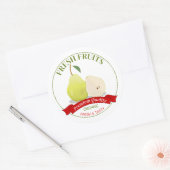 Fresh Fruits Pear Label Sticker (Envelop)