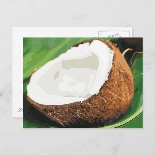Fresh Hawaiian Coconuts Briefkaart (Voorkant / Achterkant)