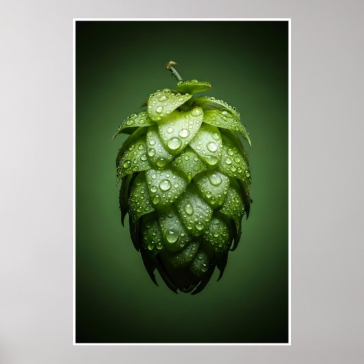 Fresh Hop Cone - Bier Poster (Voorkant)