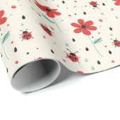Fresh Ladybug Delight Cadeaupapier (Rol Hoek)