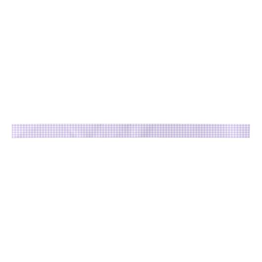 Fresh Lavender Gingham Pattern Lint (Voorkant)