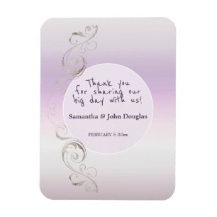 Fresh Lavender Hartelijk dank Magneet