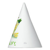 Fresh Lemon Drink Paper Party Pet - Aangepaste tek Feesthoedjes (Rechts)