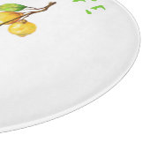 Fresh Lemon Drink Snijplank - aangepaste tekst (Hoek)