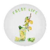 Fresh Lemon Drink Snijplank - aangepaste tekst (Voorkant)