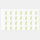 Fresh Lemon Drink Sticker - aangepaste tekst (Vel)