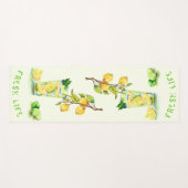 Fresh Lemon Drink Yoga Mat - Aangepaste tekst (Voorkant (horizontaal))