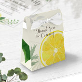 Fresh Lemon Favor Box Bedankdoosjes