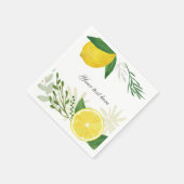 Fresh Lemon Paper Napkin Servetten (Hoek)